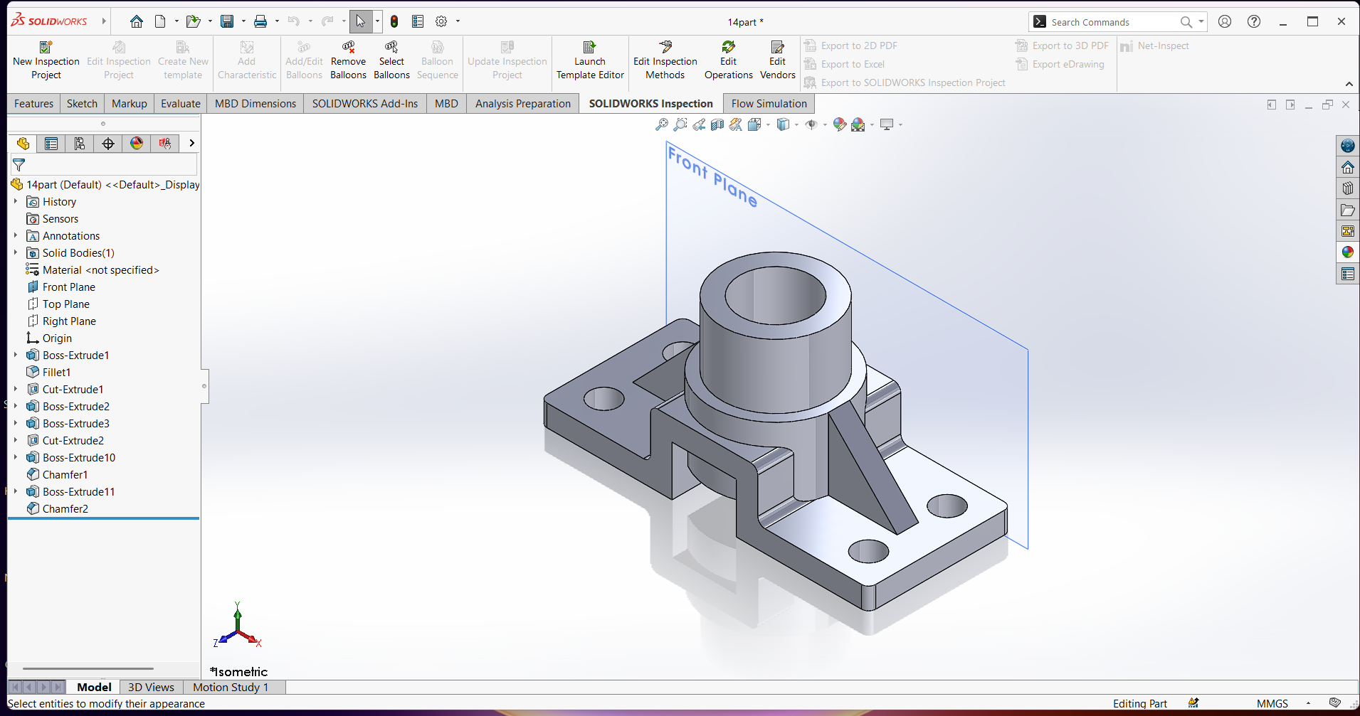 Flanged Mount / Bearing Housing